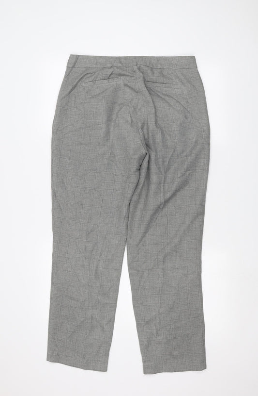 Womens UK Size 12 Marks and Spencer Regular Fit  Grey Trousers