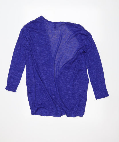 Womens UK Size S H&M Blue Cardigan Jumper
