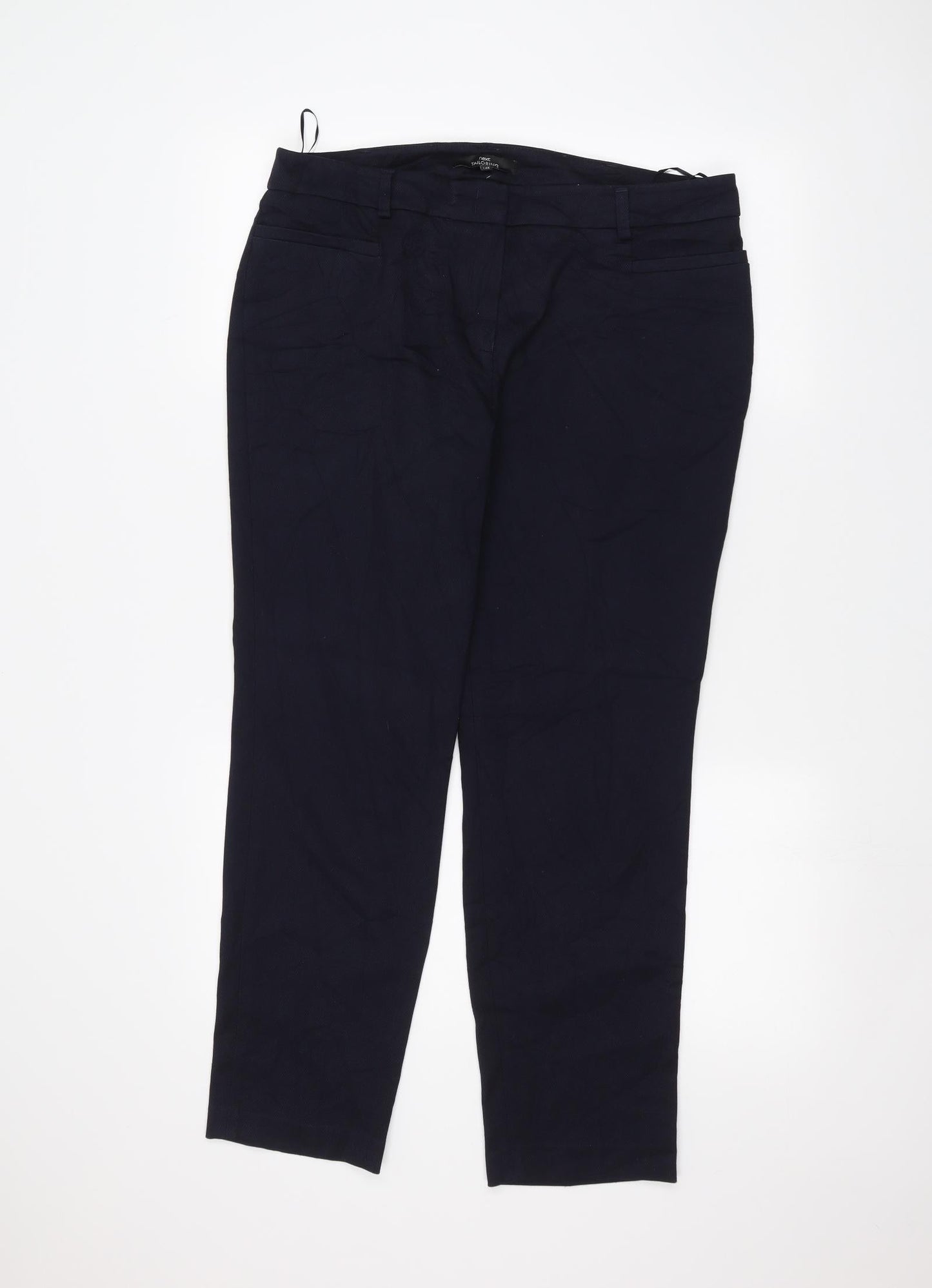Womens UK Size 14 NEXT Regular Fit  Blue Trousers