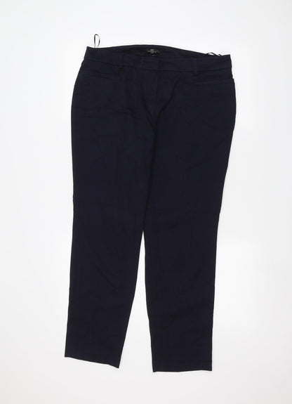 Womens UK Size 14 NEXT Regular Fit  Blue Trousers