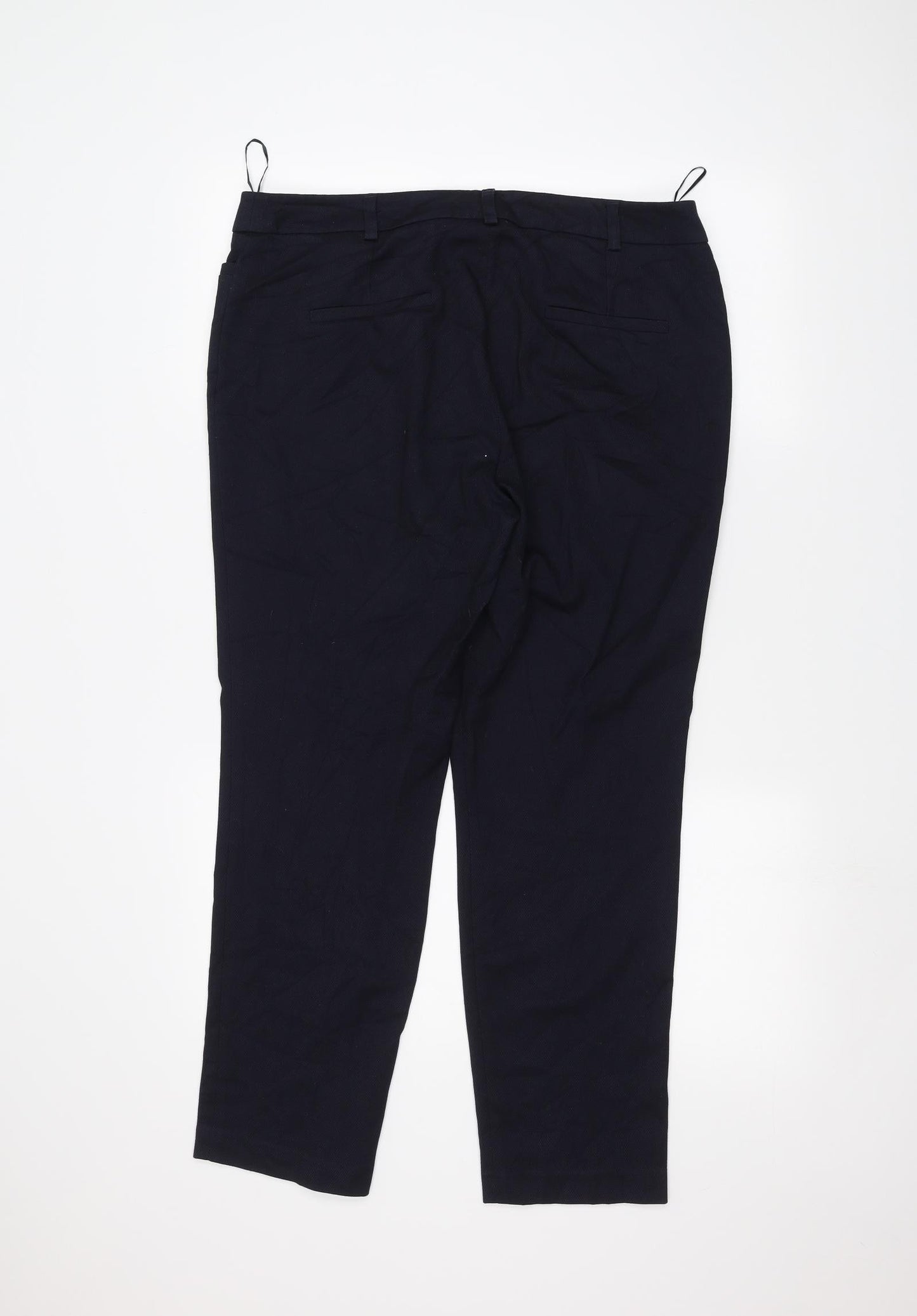 Womens UK Size 14 NEXT Regular Fit  Blue Trousers