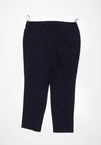 Womens UK Size 14 NEXT Regular Fit  Blue Trousers