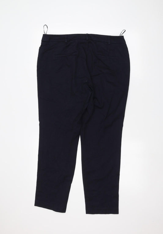 Womens UK Size 14 NEXT Regular Fit  Blue Trousers
