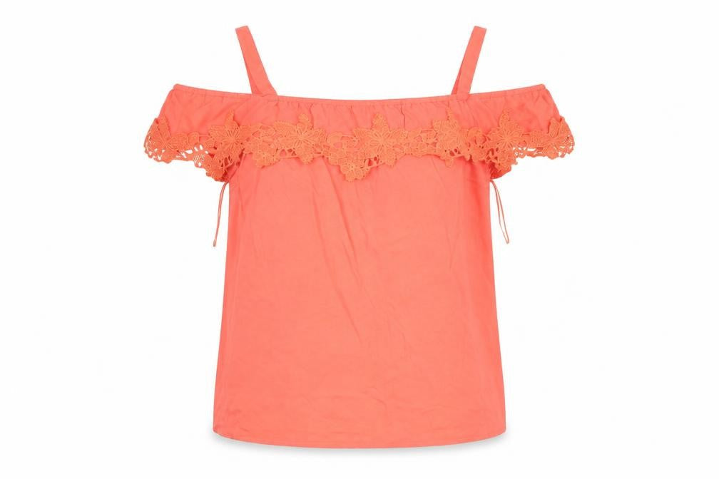Womens UK Size 14 Oasis Pink Basic T-Shirt