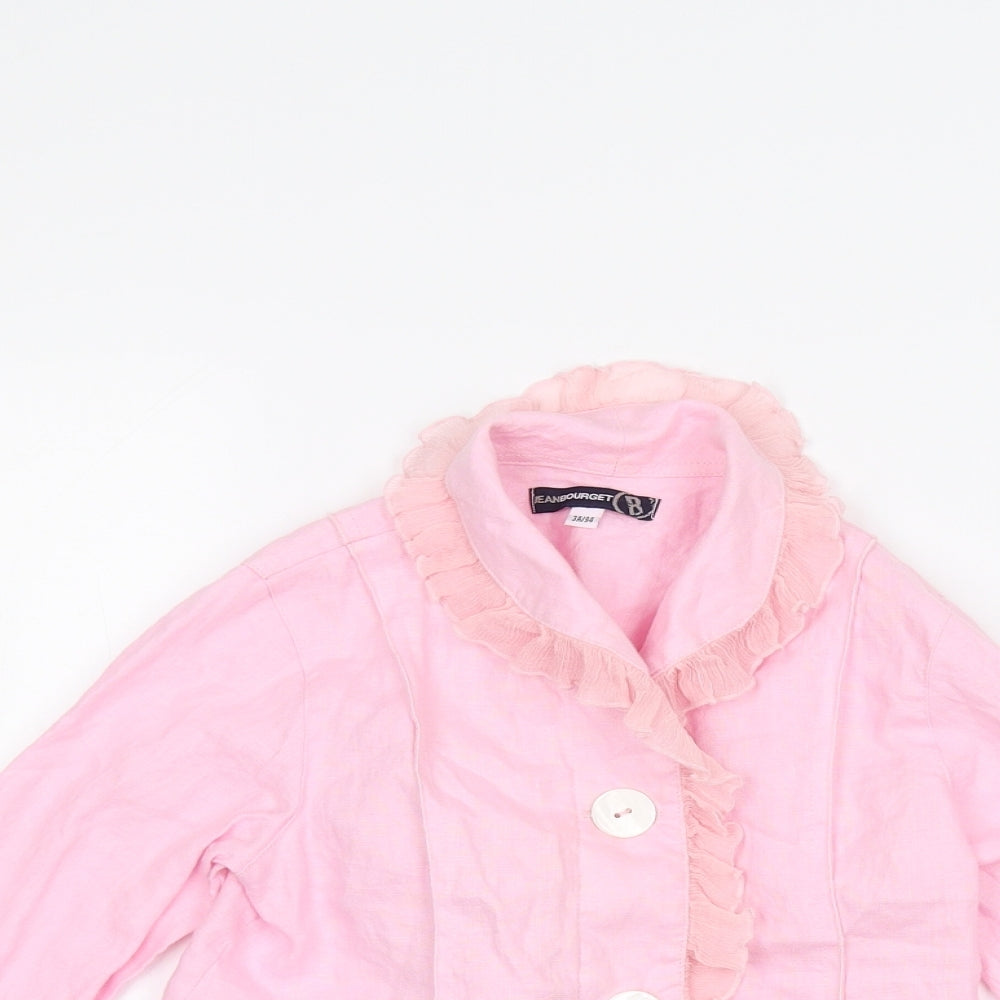 Jean Bourget Girls Pink   Jacket  Size 3 Years