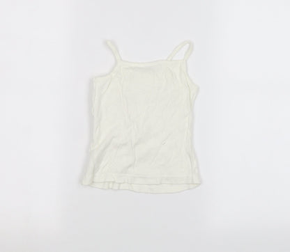 Cherokee Baby White   Basic Tank Size 12-18 Months