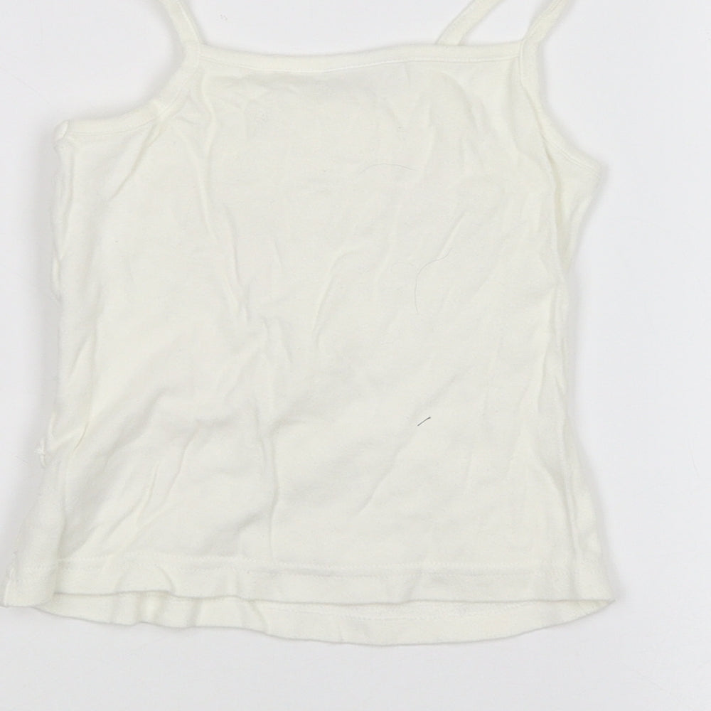 Cherokee Baby White   Basic Tank Size 12-18 Months