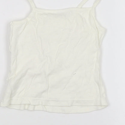 Cherokee Baby White   Basic Tank Size 12-18 Months