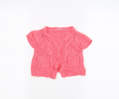 Cherokee Baby Pink   Jacket Coatigan Size 12-18 Months
