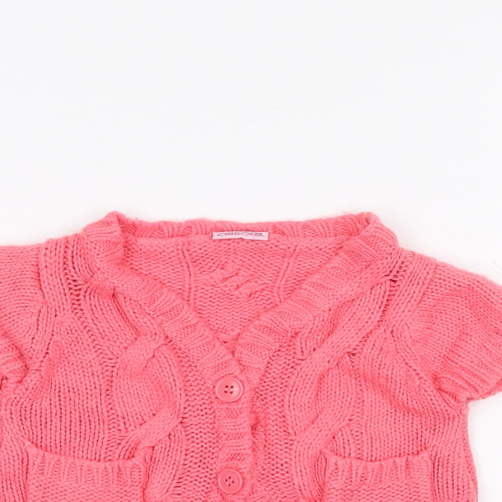 Cherokee Baby Pink   Jacket Coatigan Size 12-18 Months
