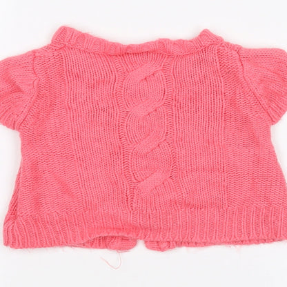 Cherokee Baby Pink   Jacket Coatigan Size 12-18 Months