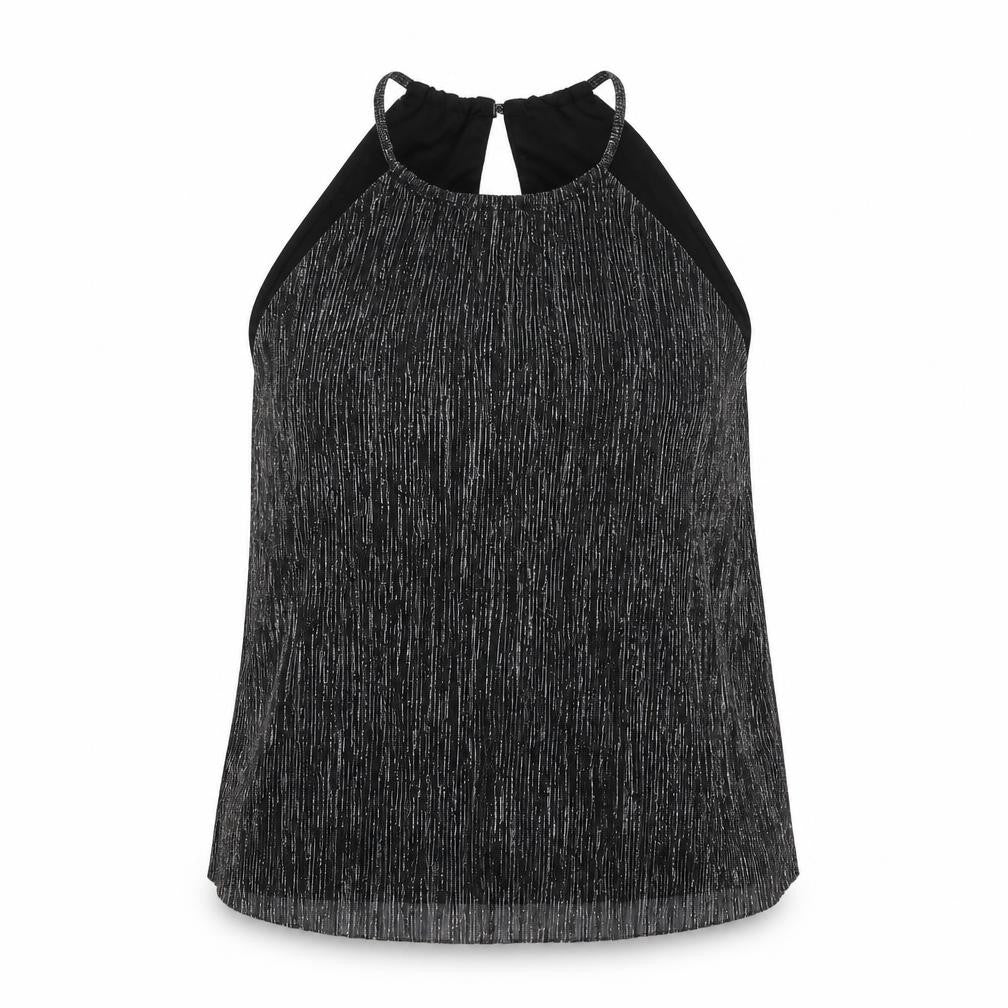 Womens UK Size 14 H&M Black Basic T-Shirt