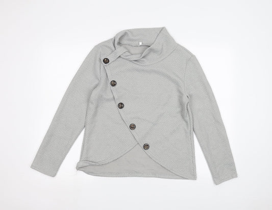 Womens UK Size L Preworn Grey Jacket