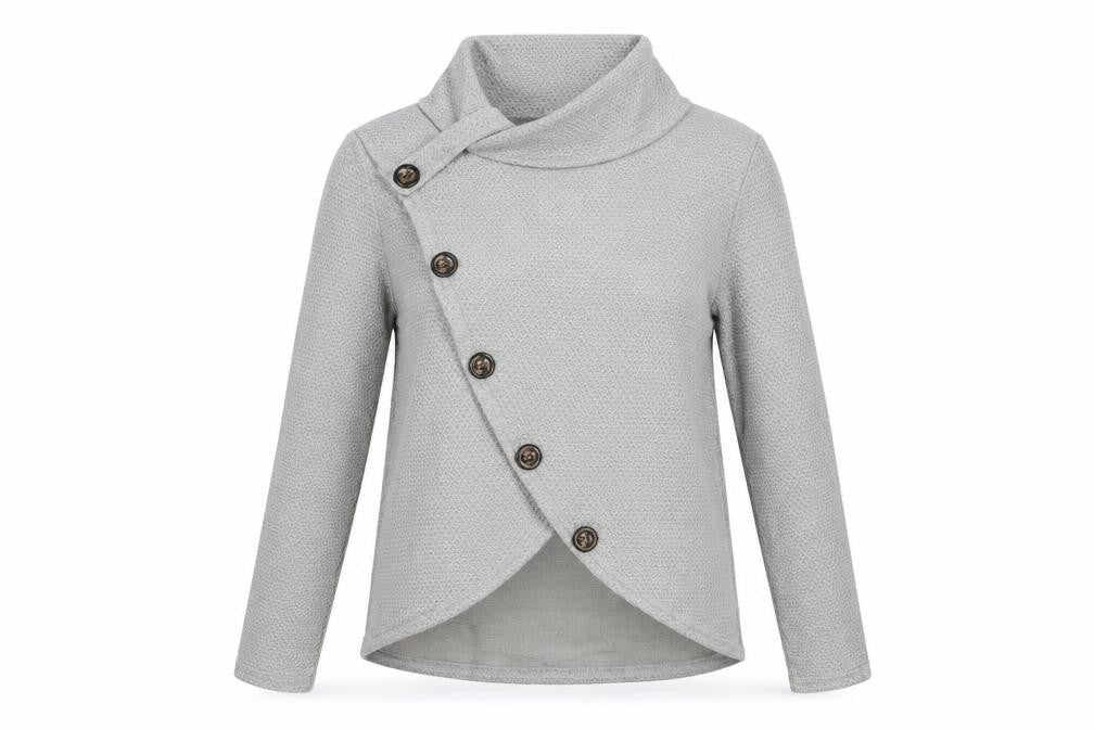 Womens UK Size L Preworn Grey Jacket