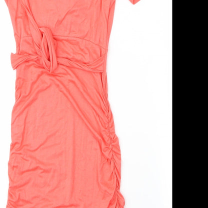 Preworn Womens Red   Pencil Dress