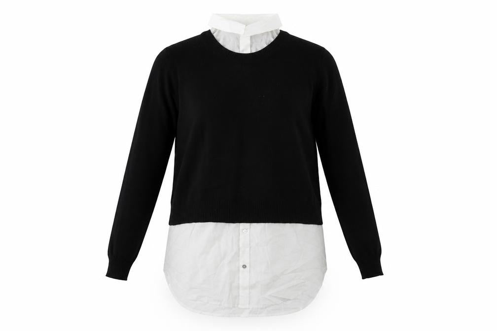 Womens UK Size M H&M Black Pullover Jumper