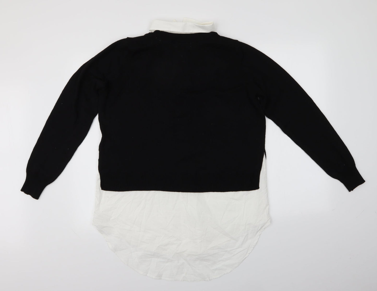 Womens UK Size M H&M Black Pullover Jumper