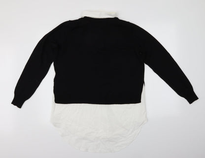 Womens UK Size M H&M Black Pullover Jumper