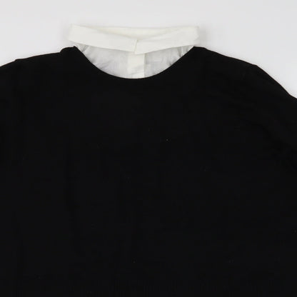Womens UK Size M H&M Black Pullover Jumper