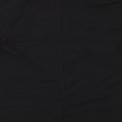 Mens UK Size 46 Preworn Black  Button-Up Long Sleeve Casual Shirt