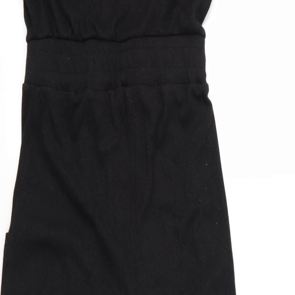 Womens UK Size  Preworn One-Piece Black Jumpsuit