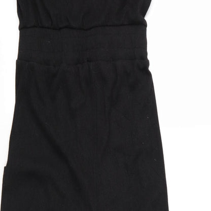 Womens UK Size  Preworn One-Piece Black Jumpsuit