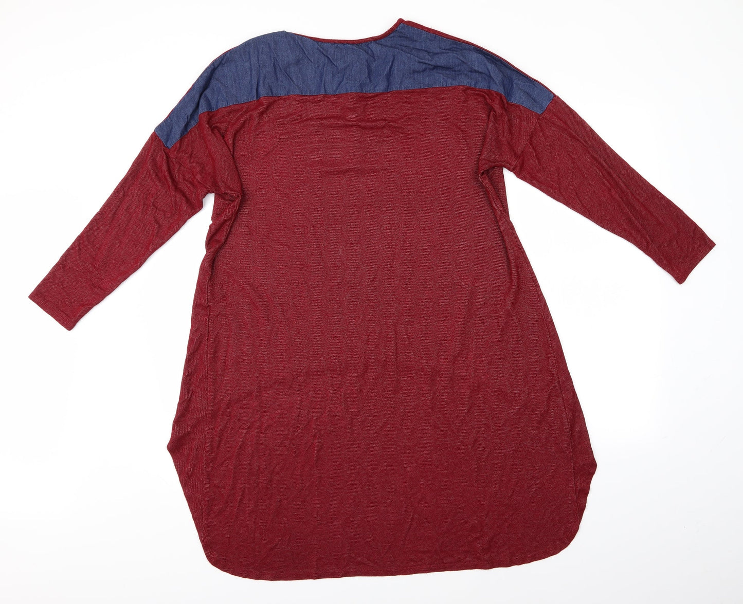 Preworn Womens Red   Basic Button-Up