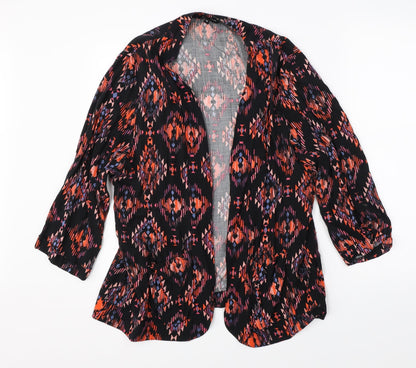 Womens UK Size 16 New Look Black Cardigan Jumper