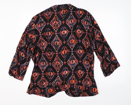 Womens UK Size 16 New Look Black Cardigan Jumper