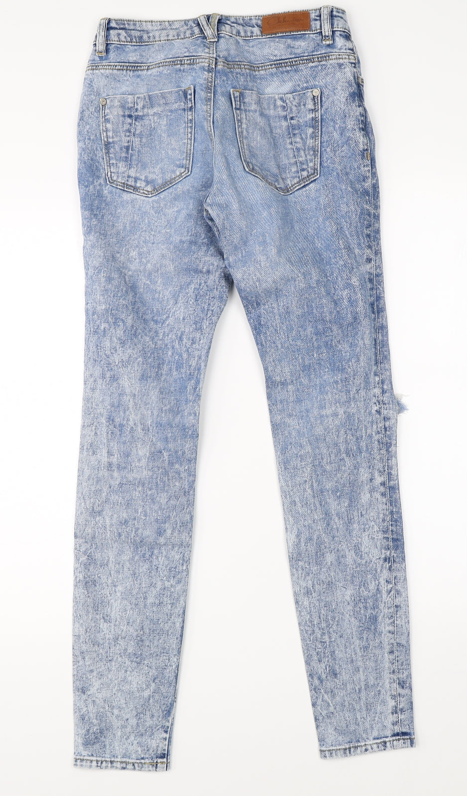 CKH Womens Blue  Denim Skinny Jeans Size 8 L29 in
