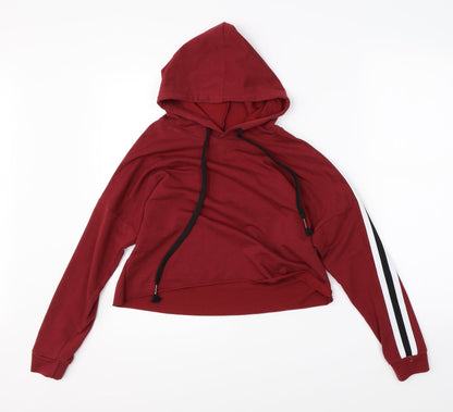 Preworn Womens Red   Shrug Hoodie Size S  - cropped