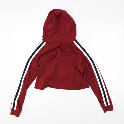 Preworn Womens Red   Shrug Hoodie Size S  - cropped