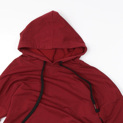 Preworn Womens Red   Shrug Hoodie Size S  - cropped