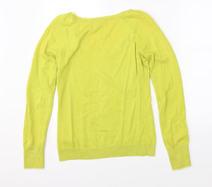 Womens UK Size S Espirit Yellow Pullover Jumper