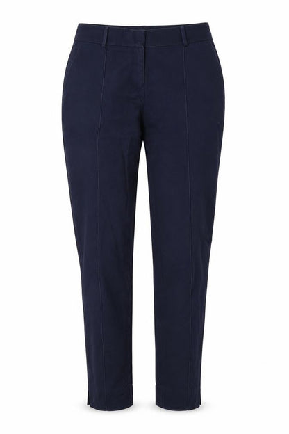 Womens UK Size 6 Warehouse Regular Fit Chino Blue Trousers