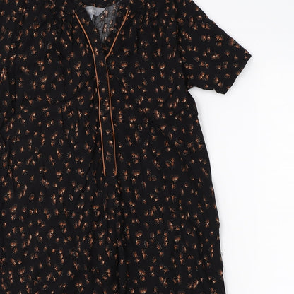 Debenhams Womens Black   T-Shirt Dress  Size 8