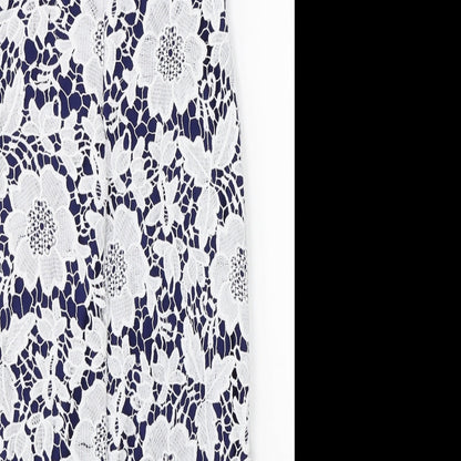 Yoins Womens Blue Floral  Pencil Dress  Size M