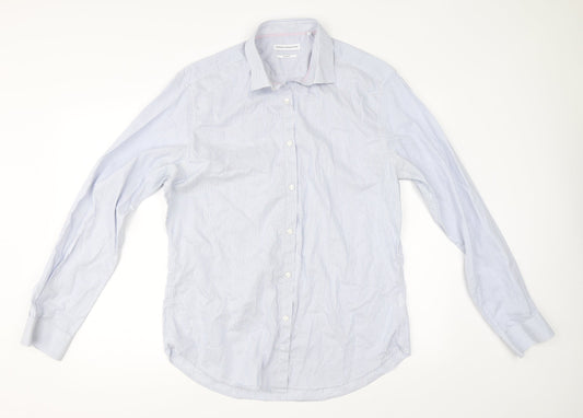 Mens UK Collar Size 42 French Connection Smart Blue  Dress Shirt