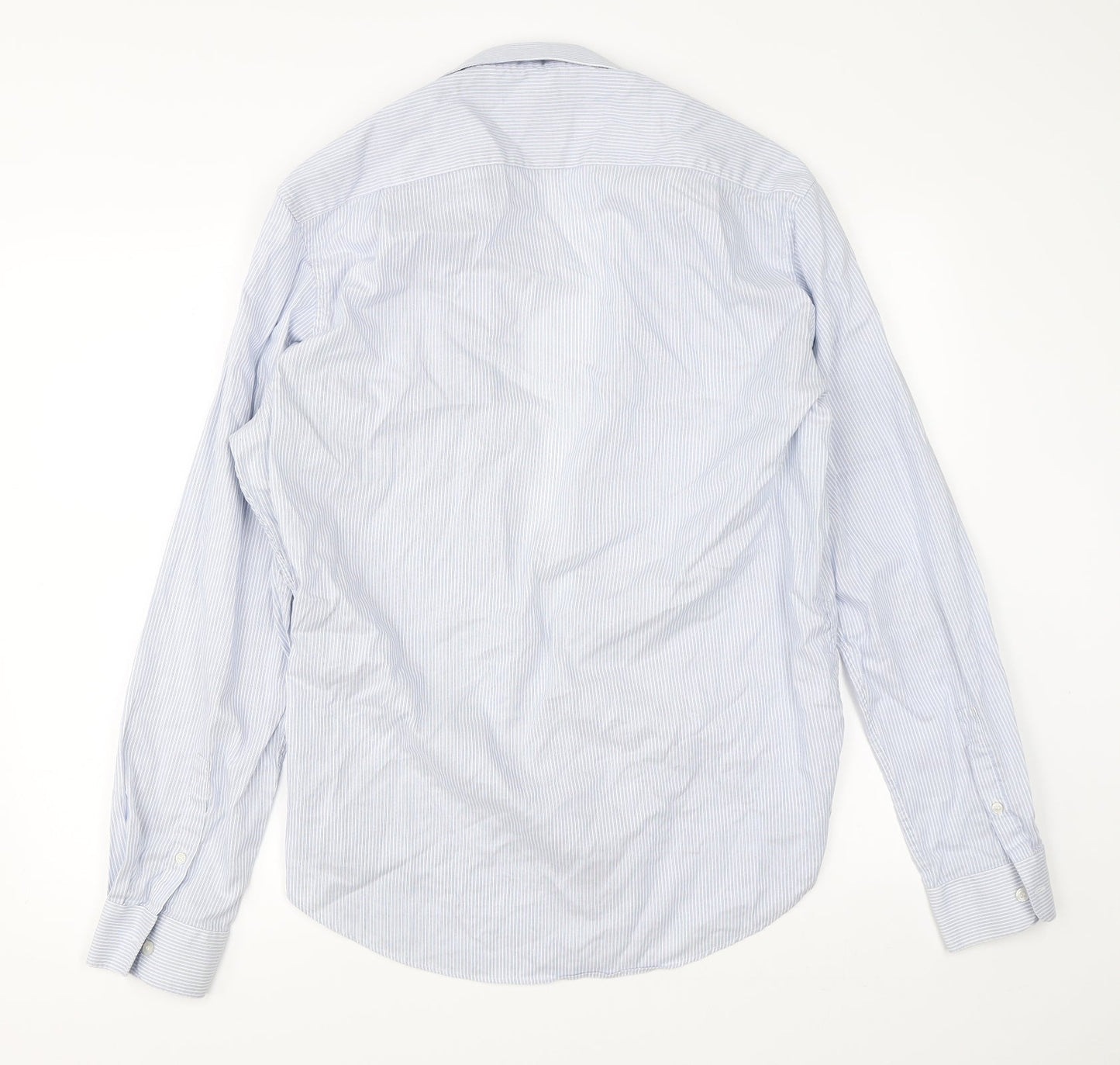 Mens UK Collar Size 42 French Connection Smart Blue  Dress Shirt