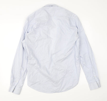 Mens UK Collar Size 42 French Connection Smart Blue  Dress Shirt