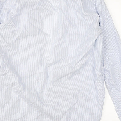 Mens UK Collar Size 42 French Connection Smart Blue  Dress Shirt