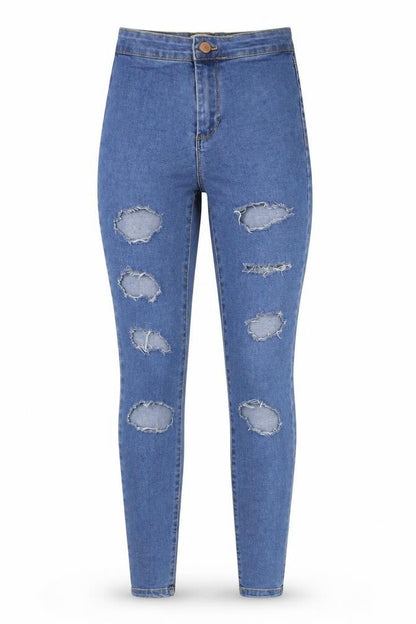 Womens UK Size 6 Denim Co. Regular Fit Skinny Blue Jeans