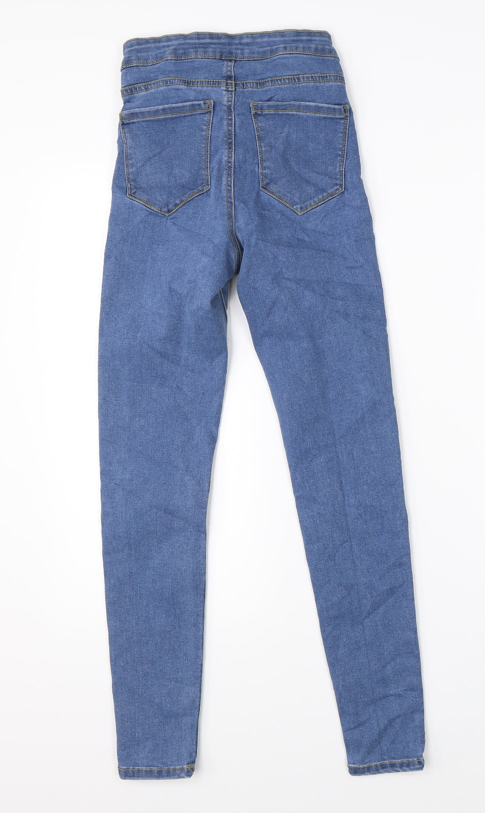 Denim Co. Womens Blue  Denim Skinny Jeans Size 6 L25 in