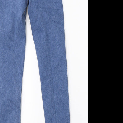 Denim Co. Womens Blue  Denim Skinny Jeans Size 6 L25 in