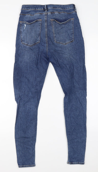 Very Womens Blue  Denim Skinny Jeans Size 10 L26 in