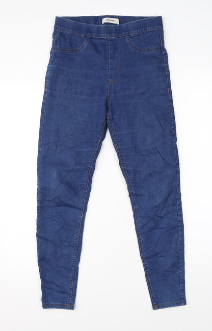 Womens UK Size 8 Marks & Spencer Regular Fit Jegging Blue Jeans