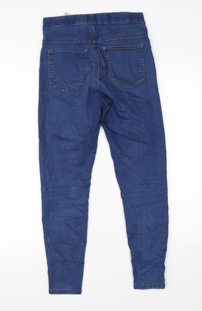Womens UK Size 8 Marks & Spencer Regular Fit Jegging Blue Jeans