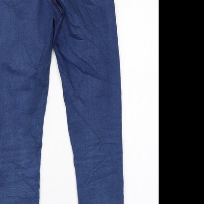 Womens UK Size 8 Marks & Spencer Regular Fit Jegging Blue Jeans