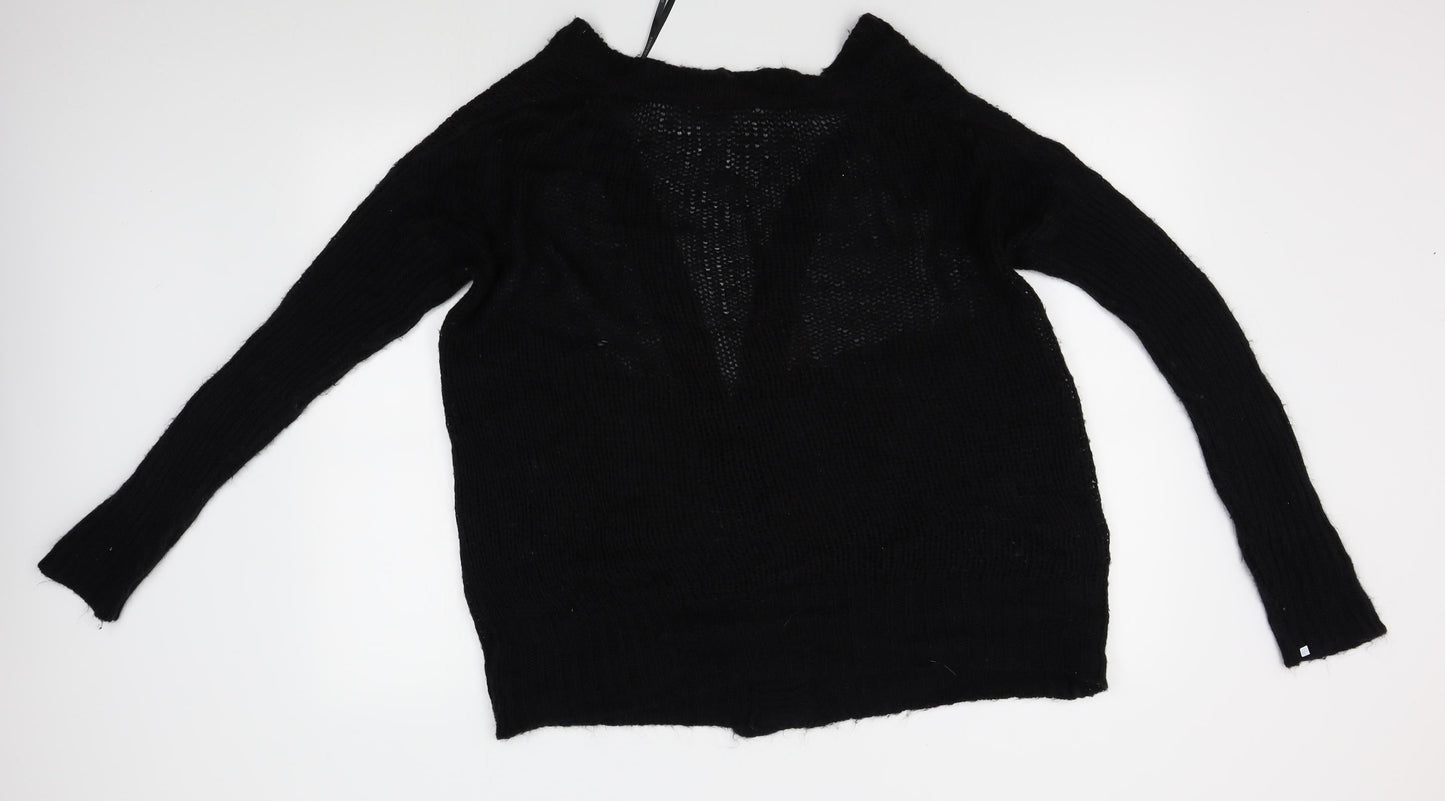 Womens UK Size M Dorothy Perkins Black Cardigan Jumper