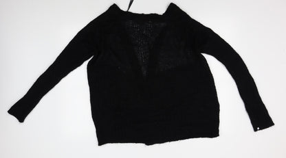 Womens UK Size M Dorothy Perkins Black Cardigan Jumper